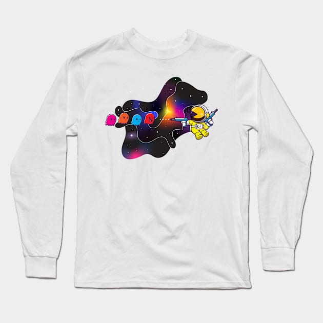 They just kept coming at me!! Long Sleeve T-Shirt by Cosmic Gumball - Dante